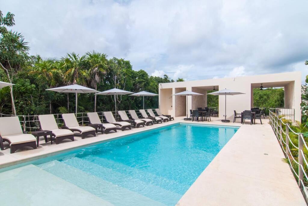 Ground Level Garden Condo At Akumal South By Tao Santamar Ngoại thất bức ảnh