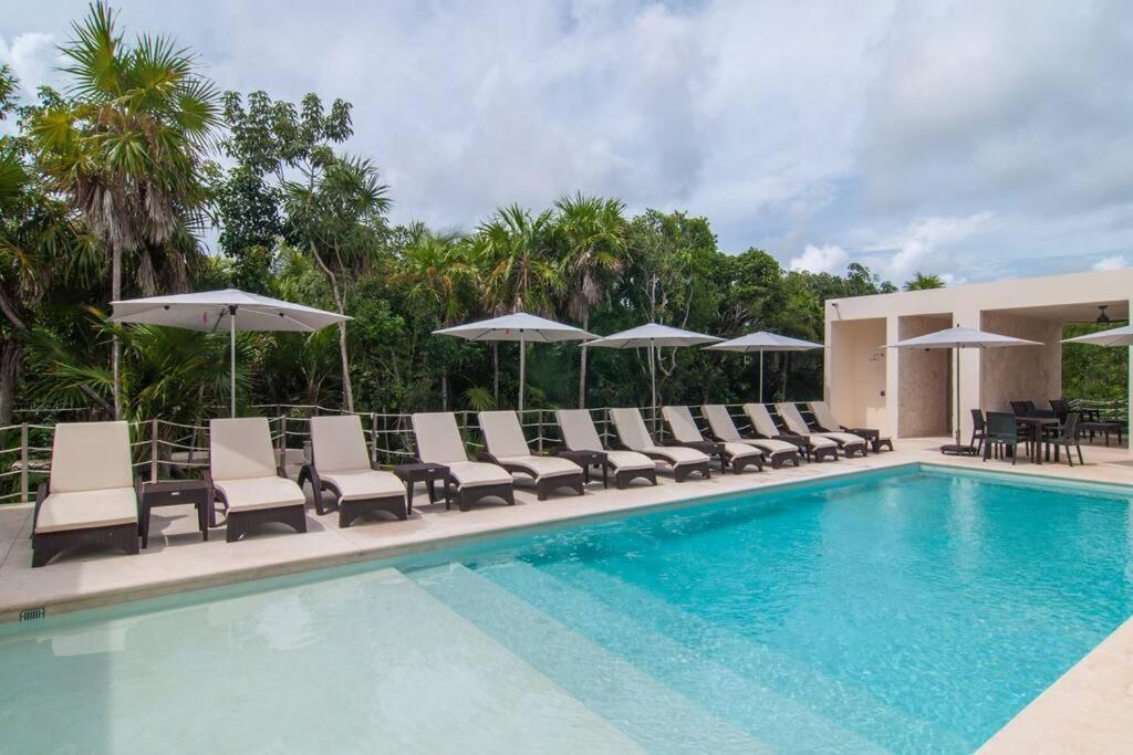 Ground Level Garden Condo At Akumal South By Tao Santamar Ngoại thất bức ảnh